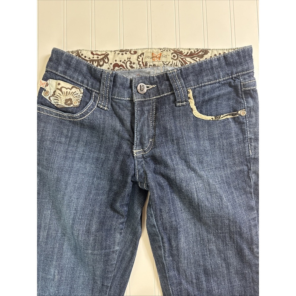 Frankie B. Blue Flare & Wide Leg Jeans